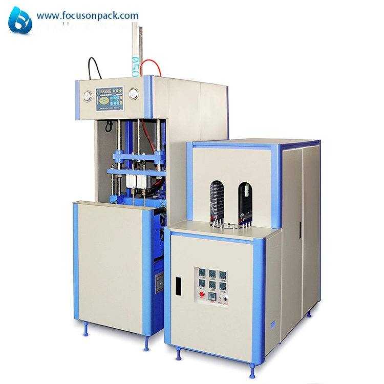 Semi Automatic Small Plastic Product Mineral Water Pet Bottle Blow Making Molding Moulding Machine