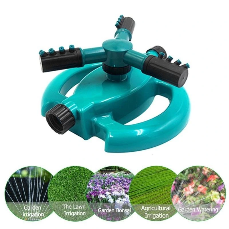 A ferramenta de irrigação de poupança de água de jardim roda automaticamente a irrigação de relva