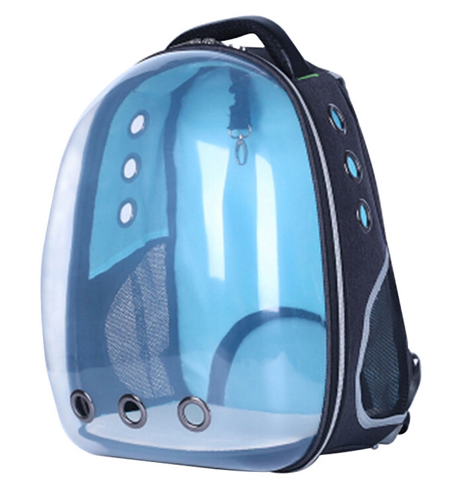 Fashion Double Shoulder Clear Transparent Space Pets Pet Cat Dog Pack Carrier Backpack Bag (CY8962)
