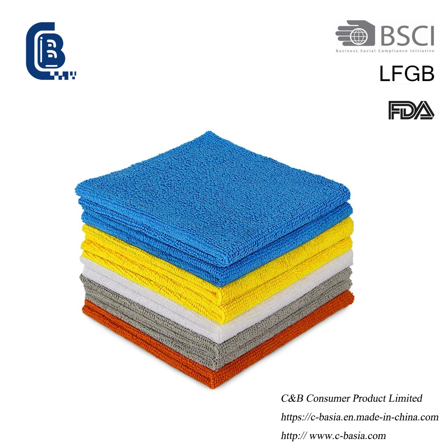 Highly Absorbent Car Class Washing Kitchen Dishes Bathroom Microfiber Cleaning Towel Cloths