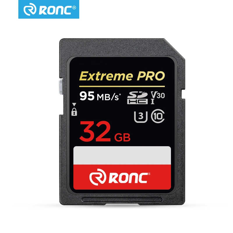 Ronc Extreme PRO SD Card 16GB 32GB SDHC Sdxc Uhs I Class10 U3 Memory Card Support 4K for Camera DV TF Card
