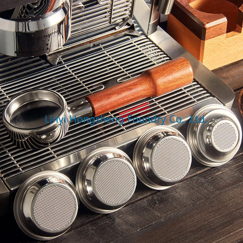 304 Stainless Steel E61 Portafilters Classical 58mm Double Spouts Portafilter Cold Brew Coffee DIY Portafilters 58