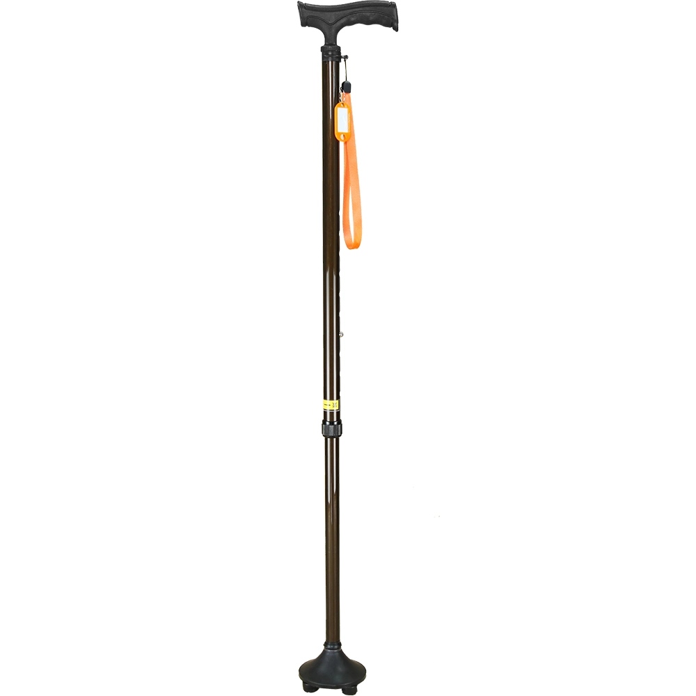 Aluminum Leg Adjustable Lightweight Sturdy Walking Stick for Elderly