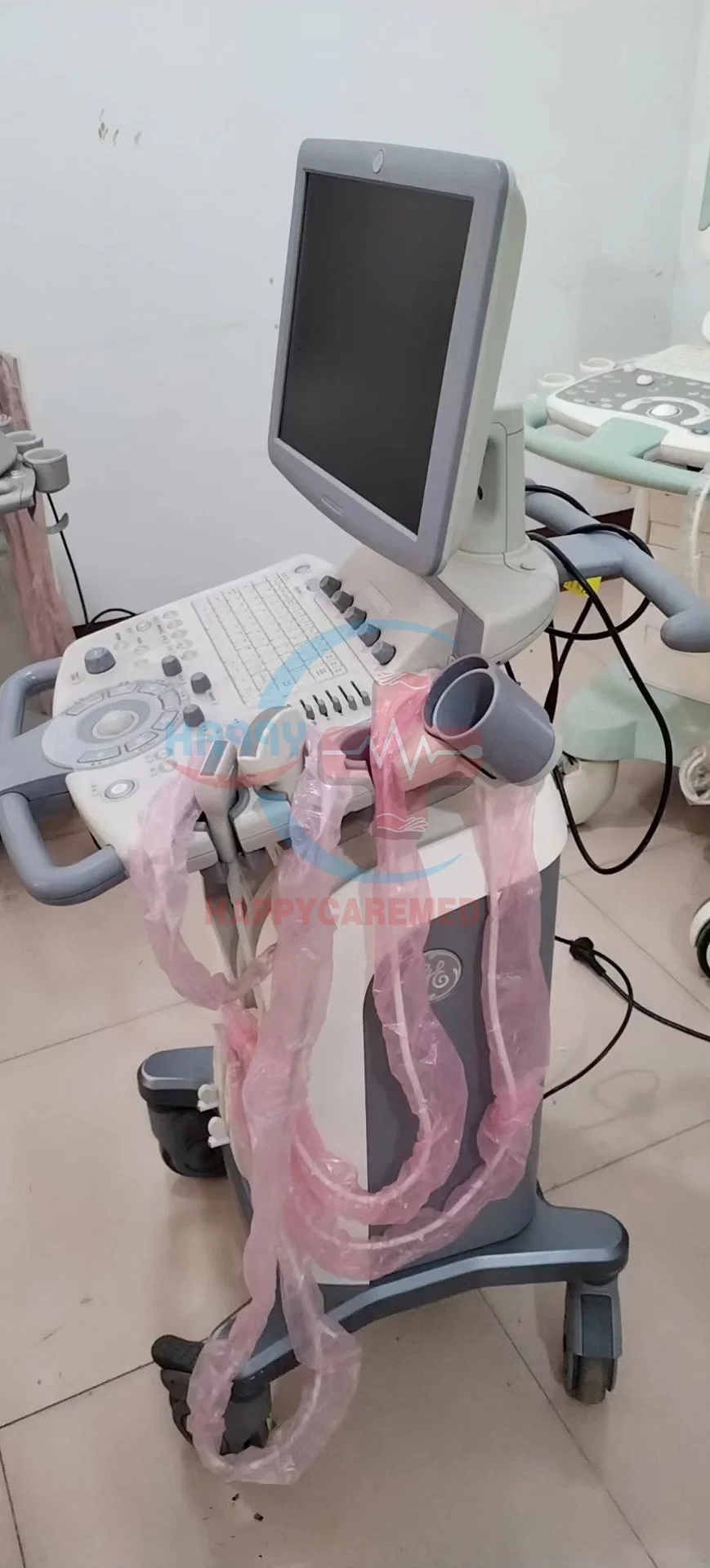 Second Hand Refurbished Ge Logiq C5 PRO Portable Ultrasound Machine with Convex Linear Transvaginal or Phased Array Probe