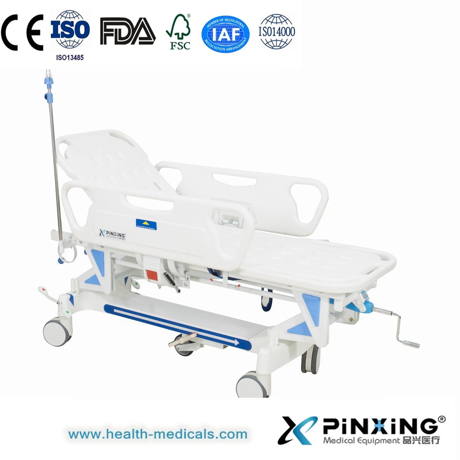 Senior und High Strength Transfer Stretcher Cart PP Notfallbehandlung