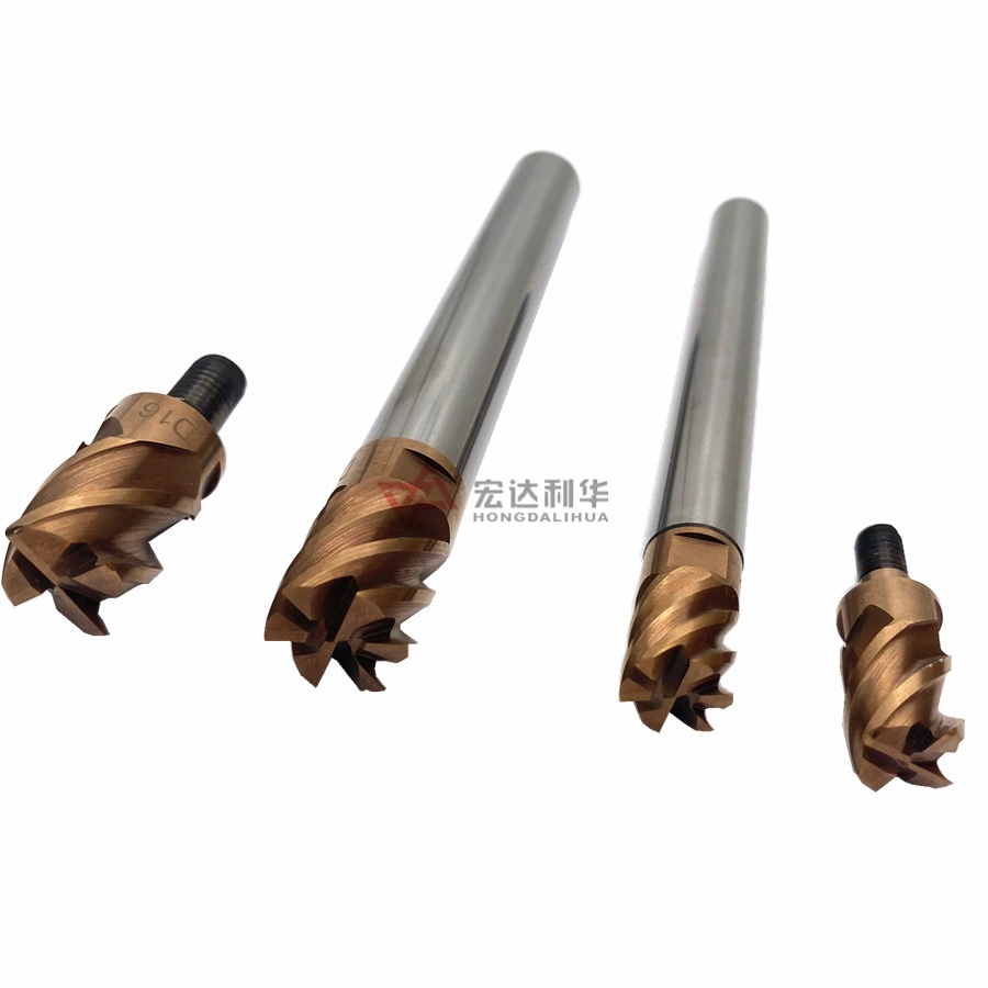 High Hardness Exchangeable Carbide Ball Nose Milling Head with HRC60