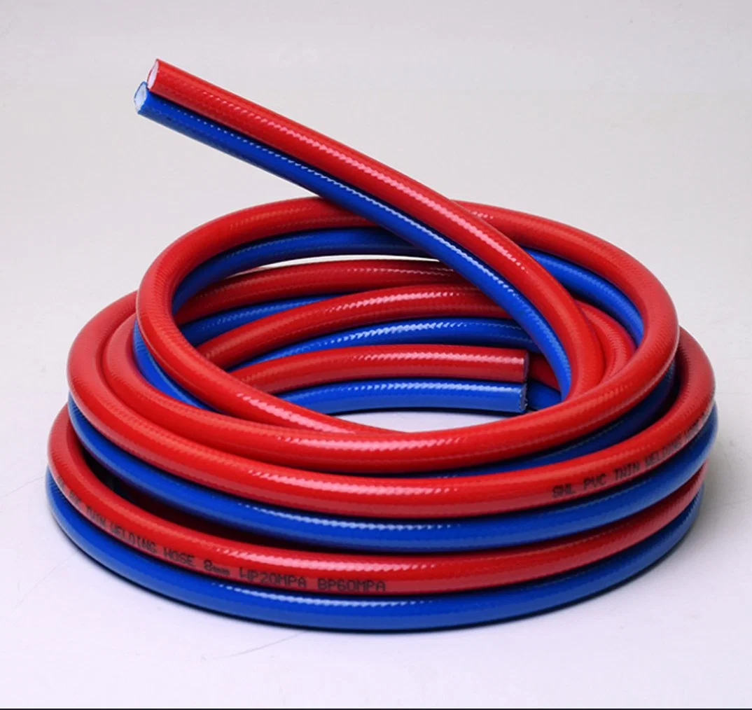 PVC Industrial Twin Welding Hose for Transport Oxygen and Acetylene