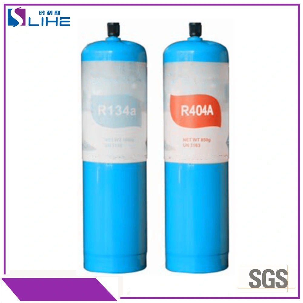 1kg de gas comprimido Las conservas de gas refrigerante R134A.