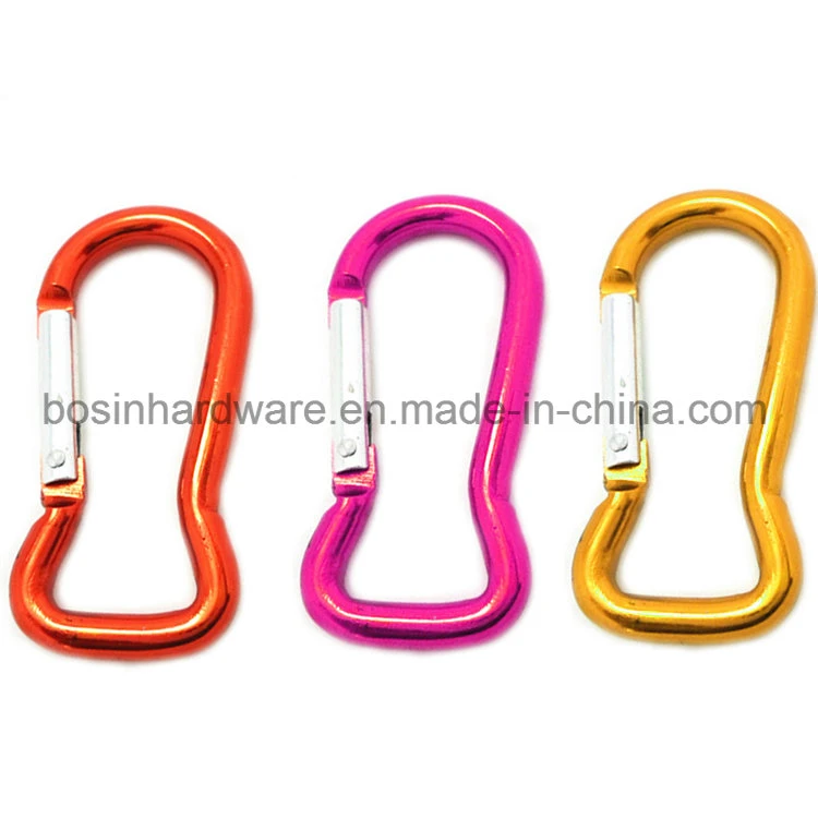 Metal Aluminum Alloy Fish Carabiner Keyring