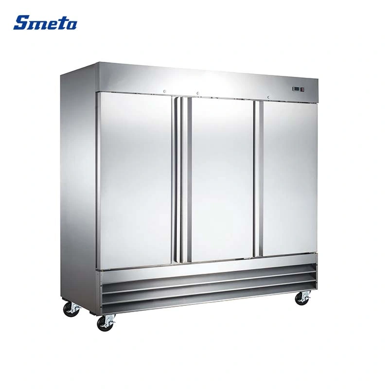 Reach-in Solid Door Kitchen Refrigerator Refrigeration Equipment