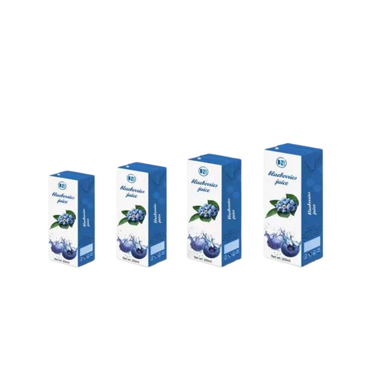 Aseptic Square Juice Milk Brick Carton Package 200ml Wholesale/Supplier Light Proof Anti-Tear Beverage Packaging Carton