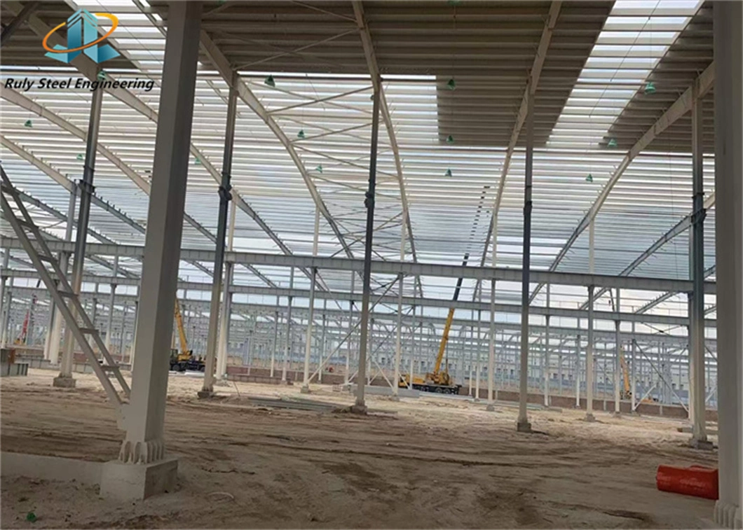 Galvanized Prefabricated Food Processing Plant Structural Steel Buildings