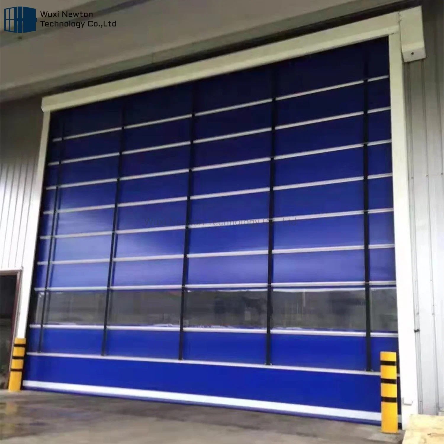 Automatic Industrial High Speed Roll up Sliding Stacking PVC Stacked Fast Door for Warehouse