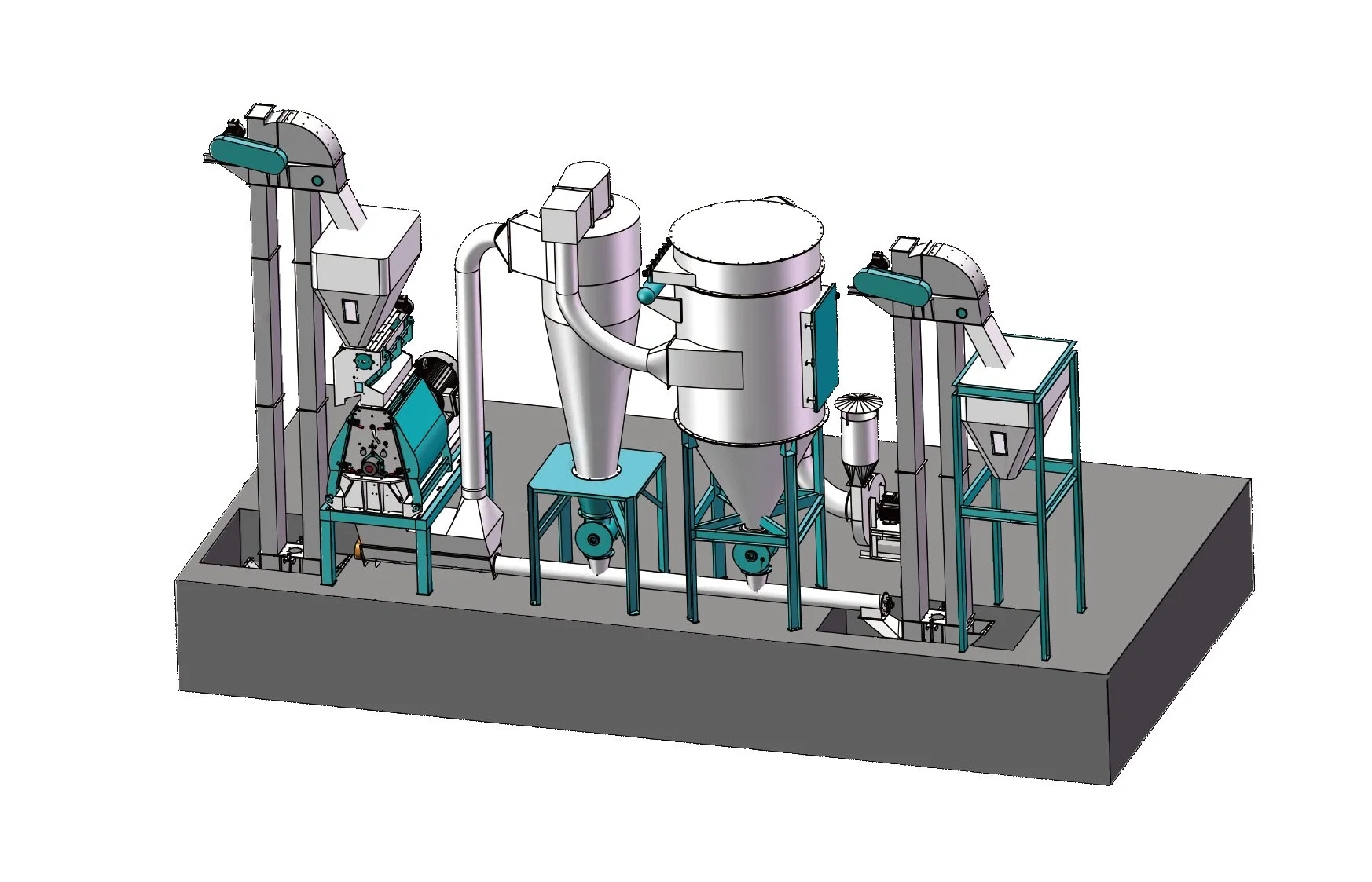 Bébé en santé de la poudre de machines de l'extrudeuse du matériel de traitement des aliments pour bébés