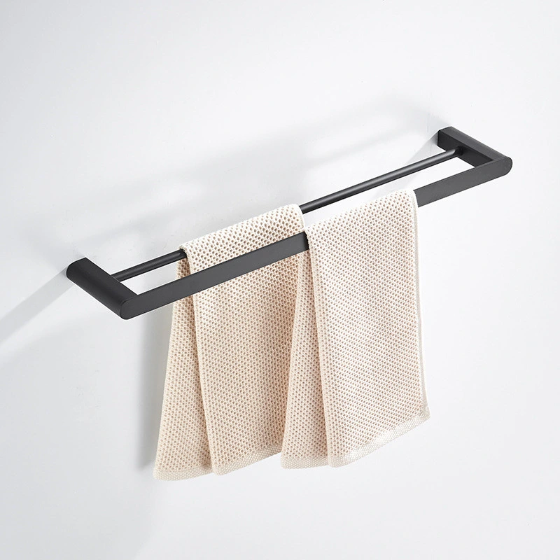 Stainless Steel Bathroom Accessory Wall Mount Bathroom Double Towel Rack