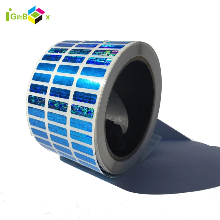 Holographic Glossy Matte Finishing Sticker Private Label Kosmetik Gläser Vinyl PVC-Etikett auf Papier