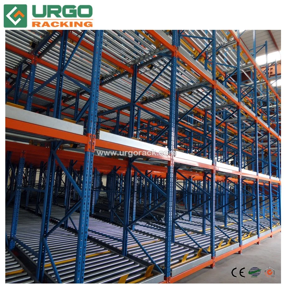 Warehouse Storage Gravity Roller Pallet Rack