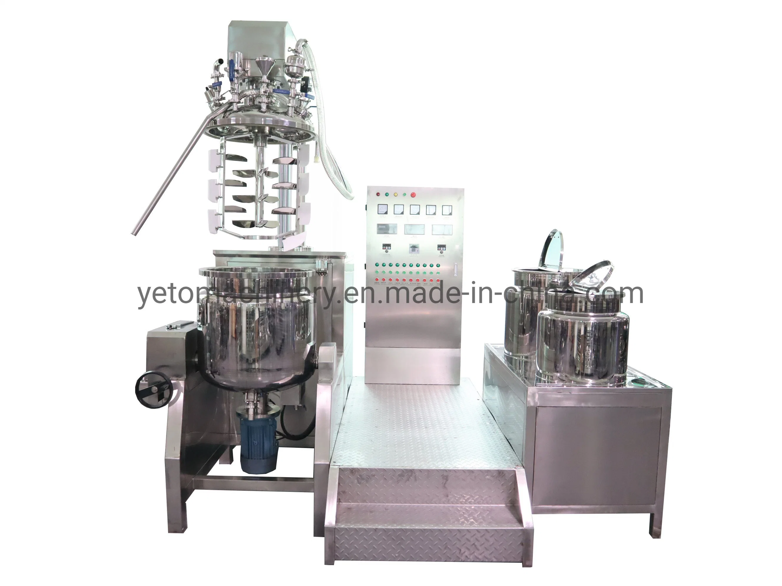 Chemical Mixing Equipment Body Lotion Face Cream Hair Gel Shower Making Machines Cosmetic Vacuum Homogenizer 10% off