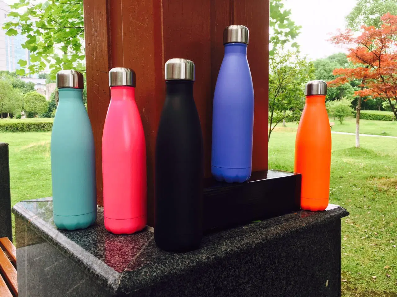 Wholesale/Supplier Single Wall 750ml 304 Stainless Steel Cola Shaped Sports Water Bottle