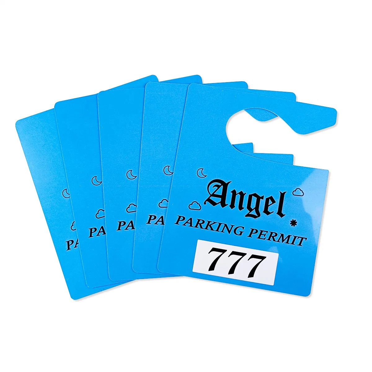 Carte de marquage de suspension en PVC pour logo imprimé durable et personnalisé