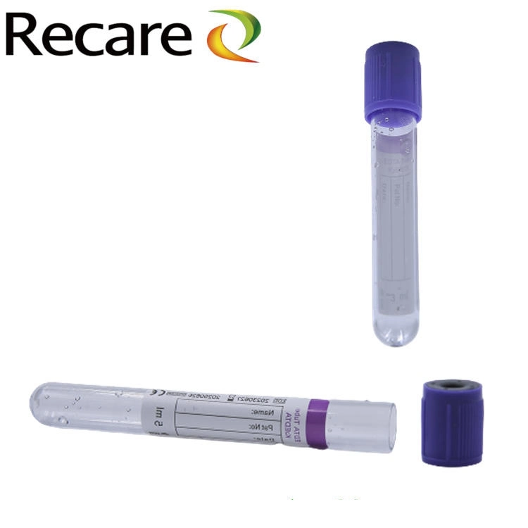 edta lavender tube blood collection tube PET k2 k3 on sale good quality