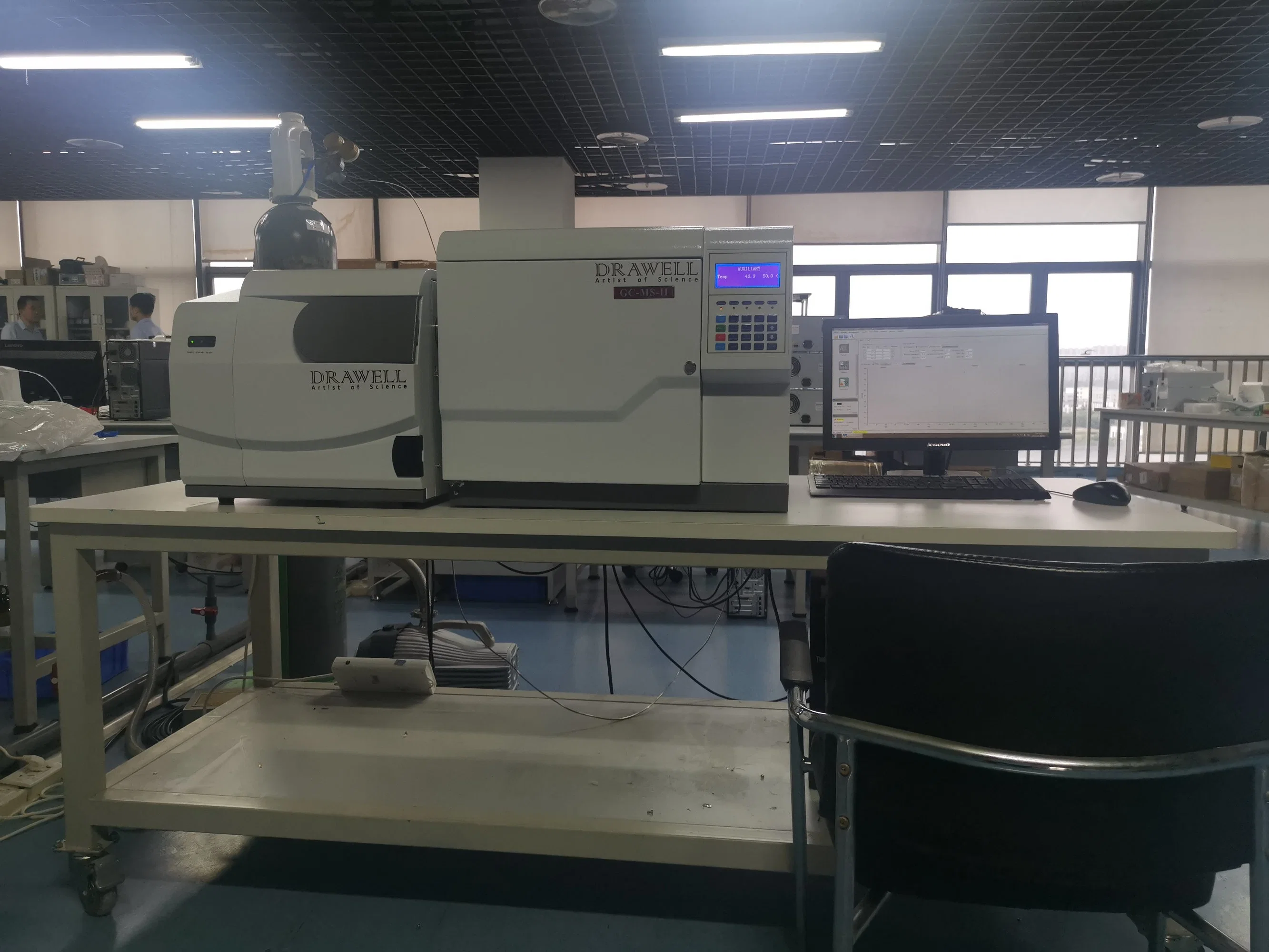 Análisis de los COV de espectroscopia de cromatografía de instrumento Gc Ms espectrómetro de masas Cromatografía de gases