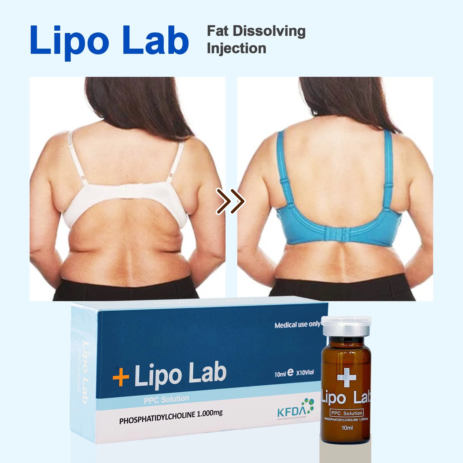 Lipo Lab Mesoterapia Fat dissolver a lipólise injeção para perda de peso