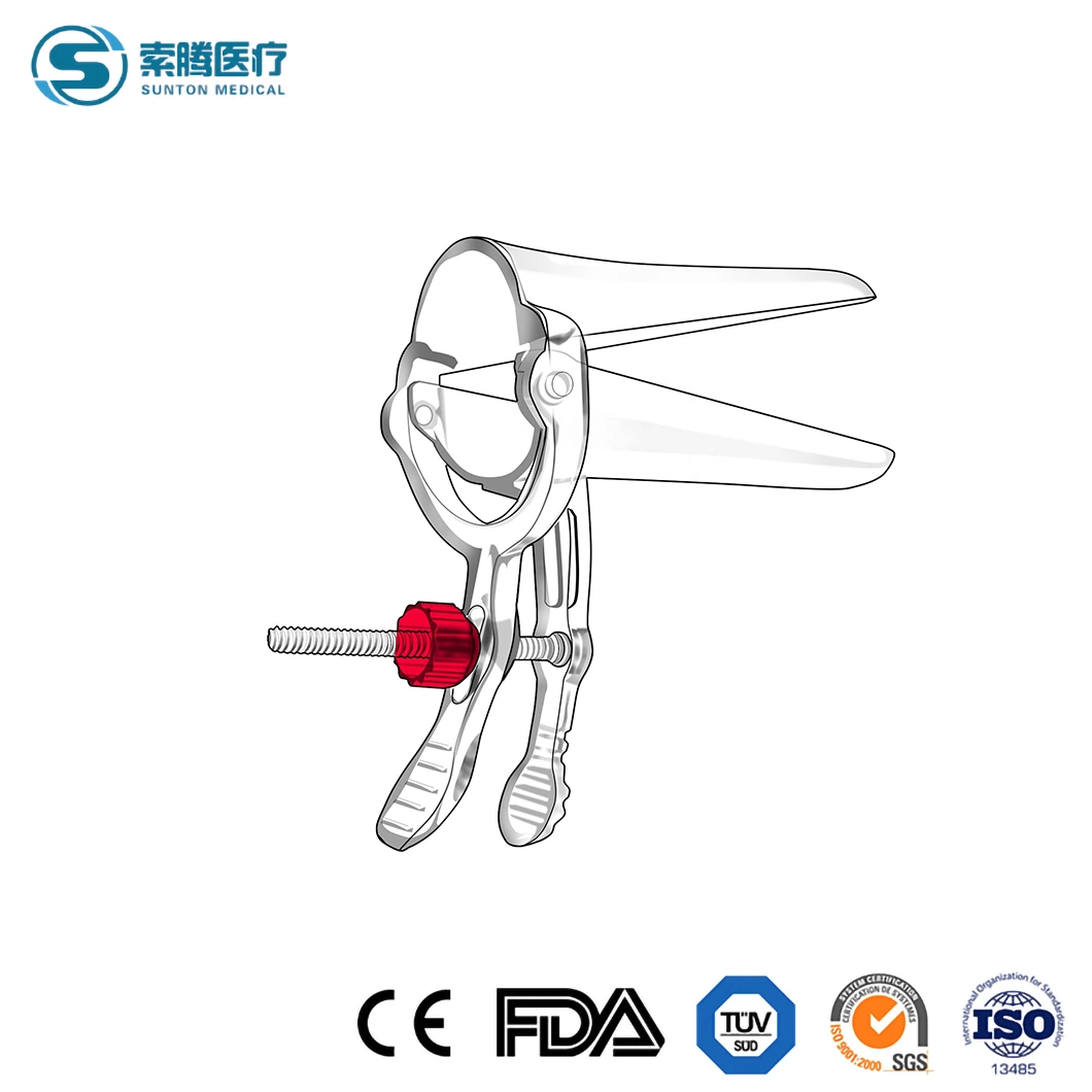 Sunton الفرنسية النوع منظار المهبل الصين منظار المهبل شفافة مصنعين حزمة فردية منظار المهبل المنظار الطبي المهبلي