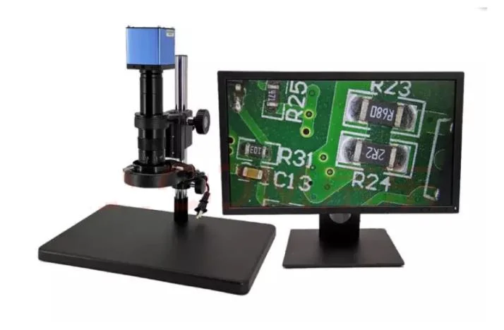 HD Optical Electronic Video with Camera Digital Monitor Measuring Microscope