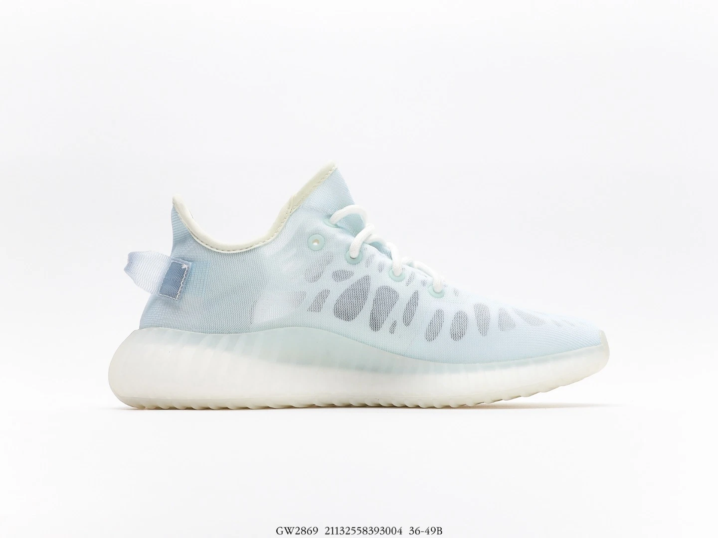 Dropshipping Оптовая реплика Putian Yeezy 350 Mono Ice Sneaker