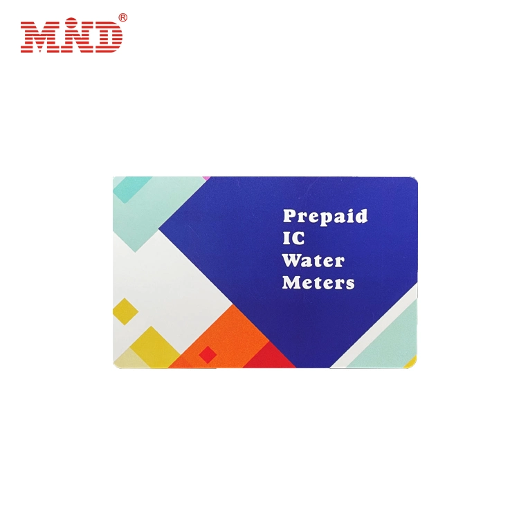 Factory Price Customized Printing RFID Chip Water Meter Charge Card