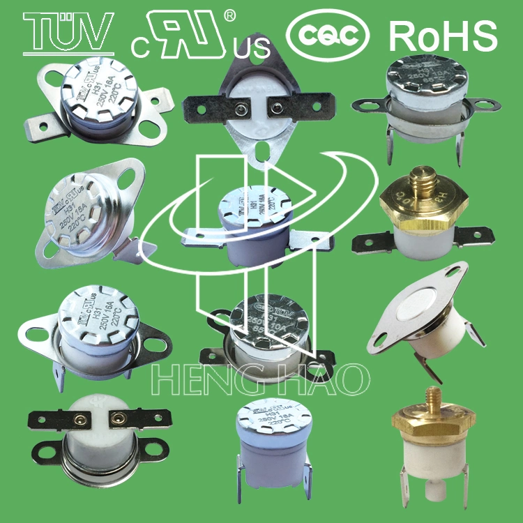 Termóstato de aquecimento para os elevadores Calderon Temperatura Interruptor Térmico Ksd301 250V 10A 16A 0-250c UL CQC TUV RoHS Kc