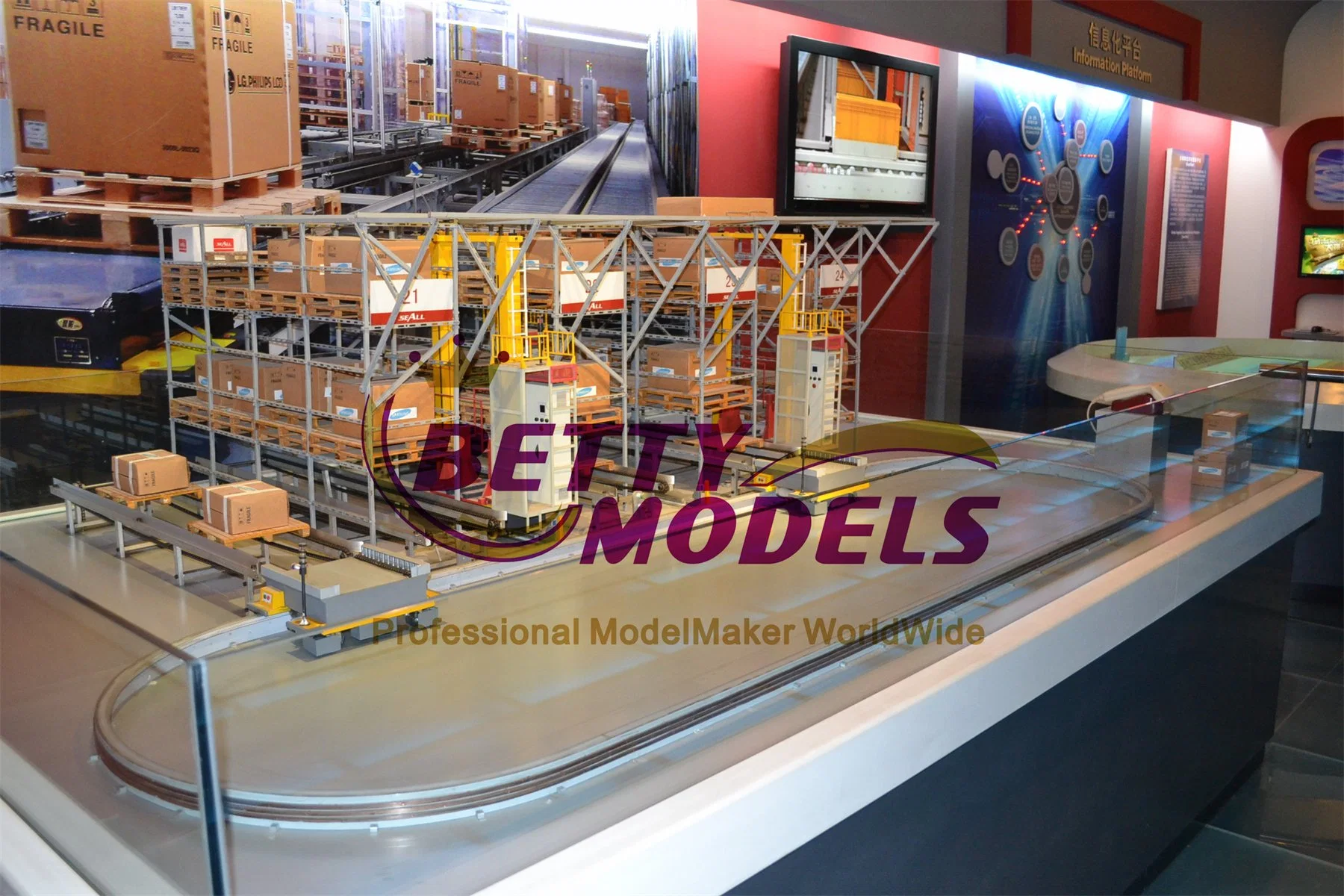 Famous of The Word Ship Port Exhibition Model