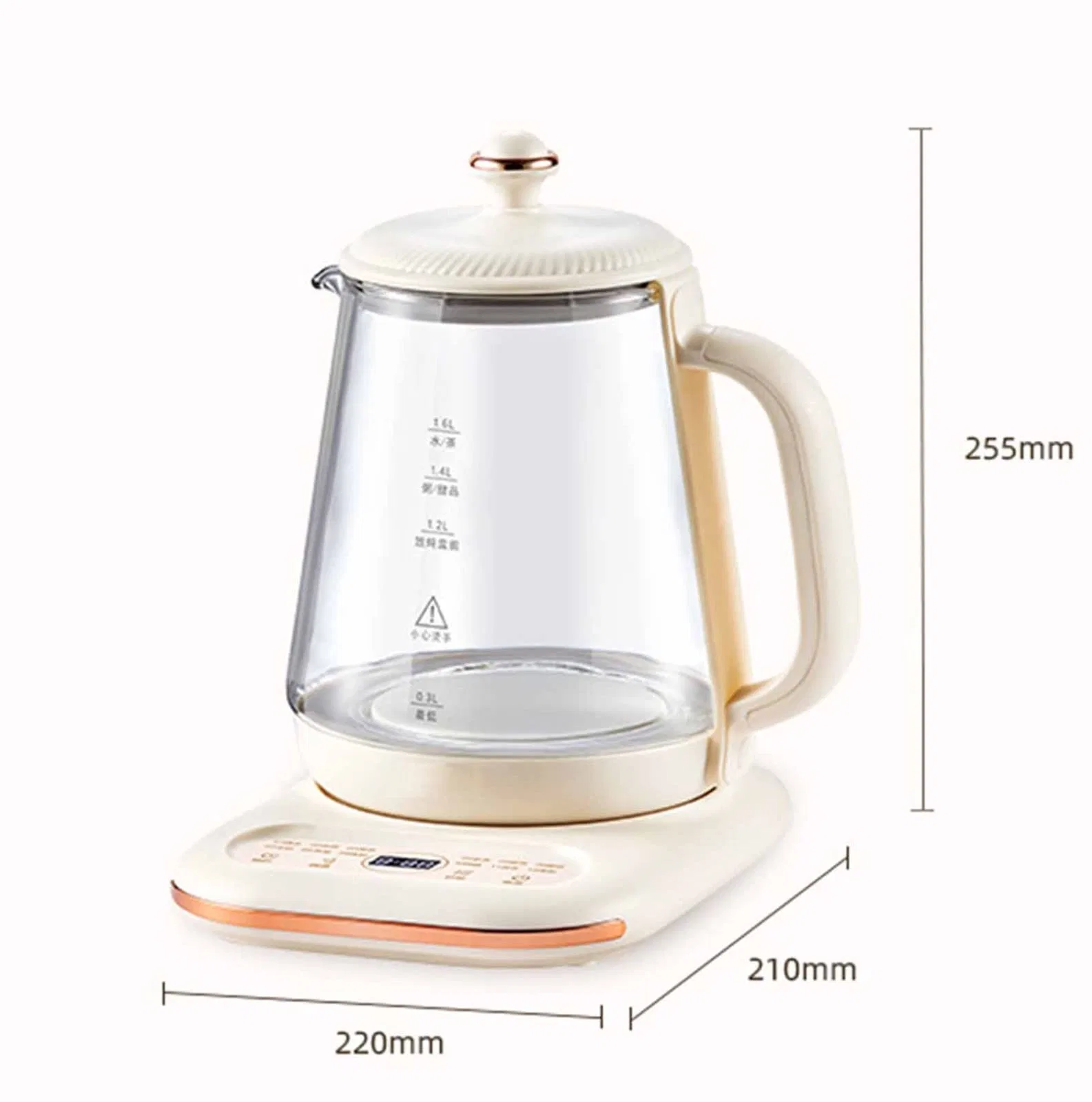 Hot Sale Kitchen Appliance Automatic Glass Health Preserving Pot Electric Kettle