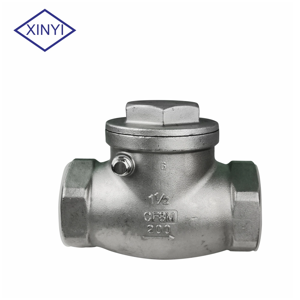 H12W16 Horizontal Type Stainless Steel Thread Disc Swing or Clamped Check Valve