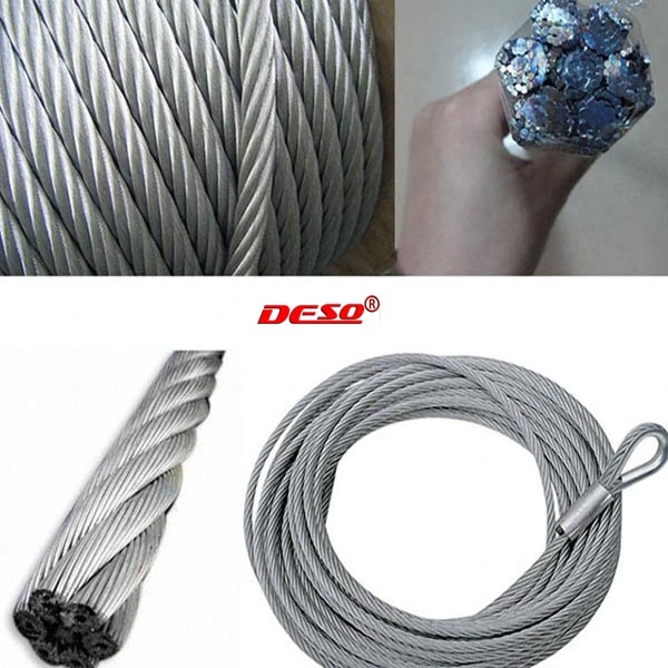 Hot DIP Galvanized 6*36 Steel Wire Rope