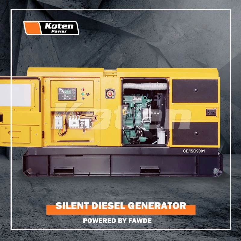 OEM Price 50Hz 24kw 30kVA Prime Power Fawde Engine Electric Silent Diesel Generator