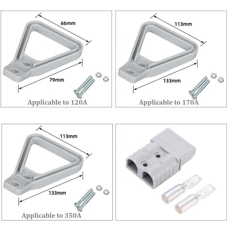 50A High Temperature Resistant Silicone Wire Harness with Ring Connector for Battery