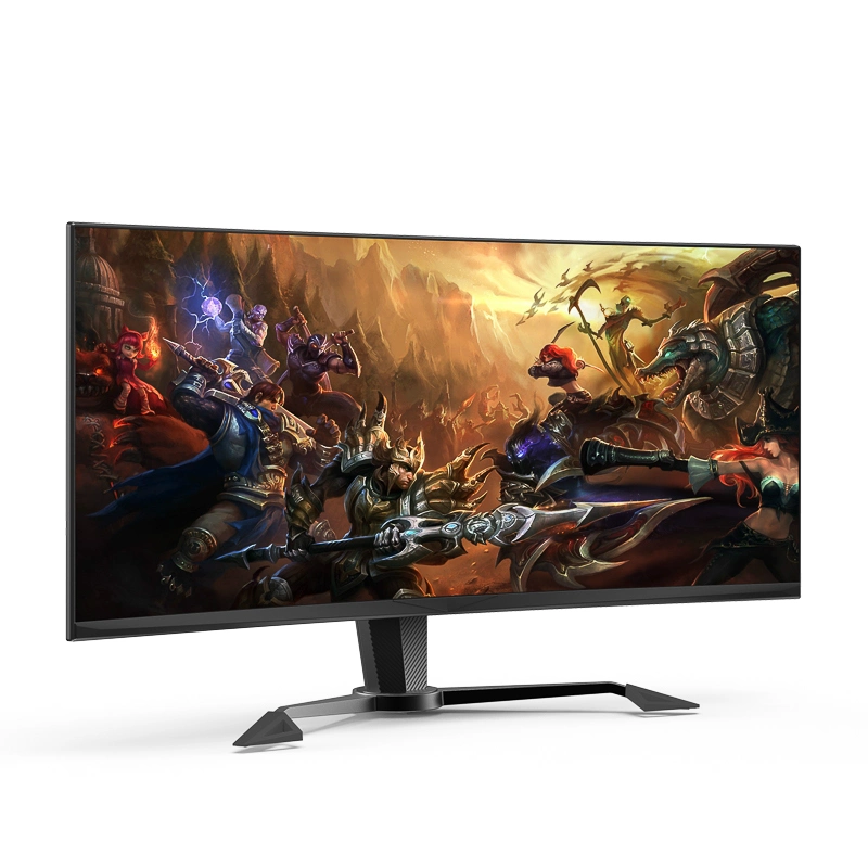 Curved Gaming Monitor 35 Zoll 3440 * 1440 120Hz 300cd/m2 Rahmenloser gebogener Bildschirm für Gaming