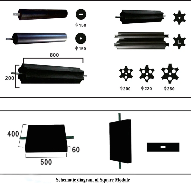 Lightning Protection Graphite Grounding Module with Low Resistance