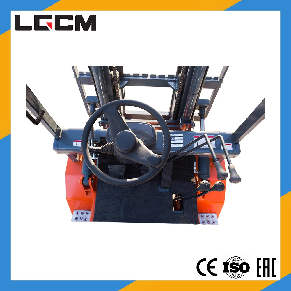 Lgcm Four Wheel Drive Montacargas 3ton/3000kgs Diesel/Gas/LPG/off Road/3m/4.5m/5m/6m All Terrain Balance Forklift with Side Shift, Cabin, Triplex Mast