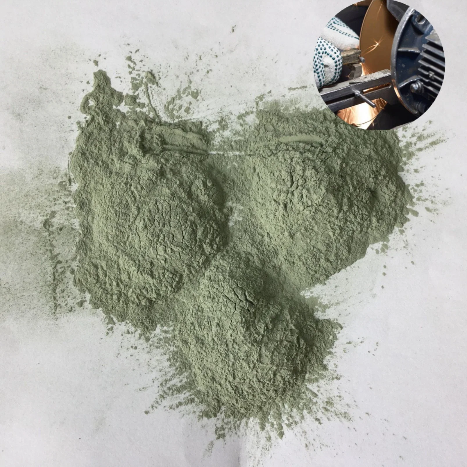 Silicon Carbide Fine Ceramic Green Silicon Carbide Micro Powder Engineering Ceramic Powder Ceramic Powder