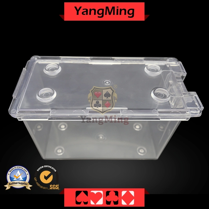 Casino Poker Table Card Holder/ Box for 8 Deck Playing Cards Deck Card Vault Normal Discard Box (YM-DM01)