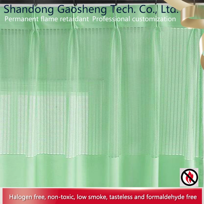 Antibacterial Hospital Curtain and Waterproof Fr Cubicle Curtain for Patient Room Divider