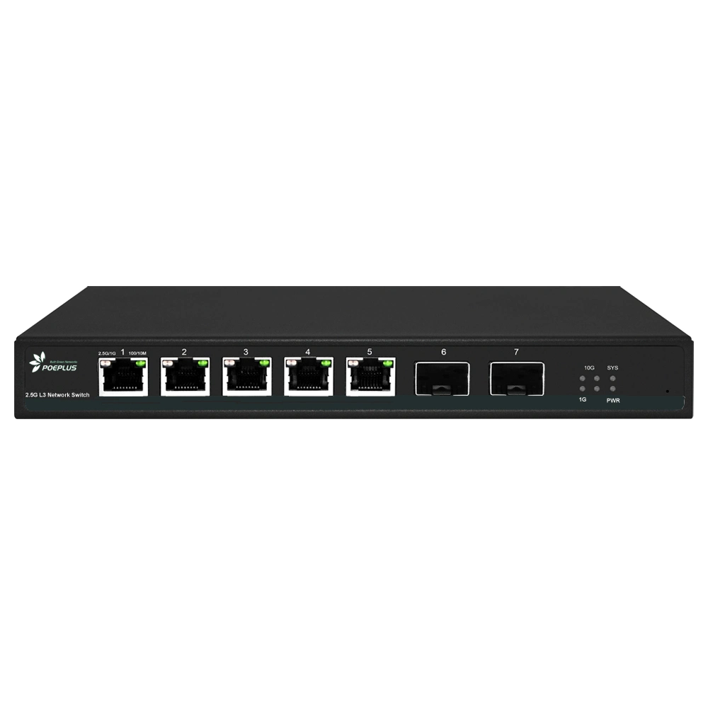 10g Fiber Uplink 5 Ports 2.5g Web Managed Poe Switch