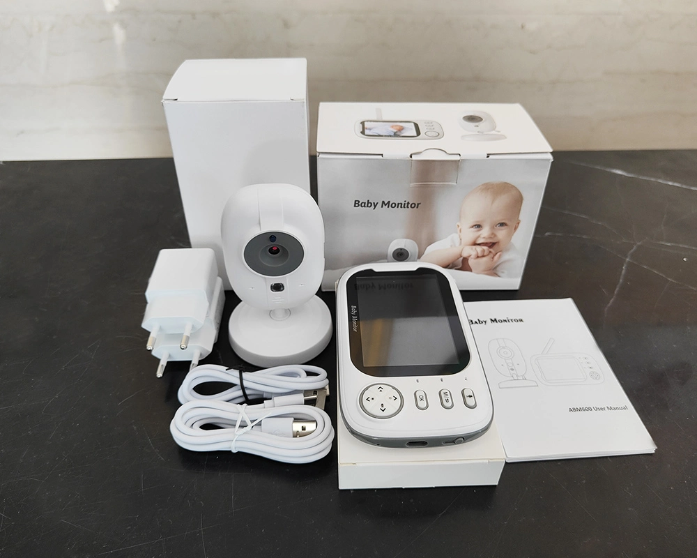 Abm600 3.5inch Video Baby Monitor Wireless Wide Angle Lens Night Vision Security Baby Watching Camera