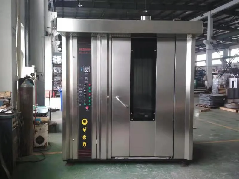 Automatically Bakery Baking Rotary Machine/Good Price! Chinese Supplier Manufacturer Electric/Gas/ Diesel 16 32 64 Trays Baking Rotary Oven Africa