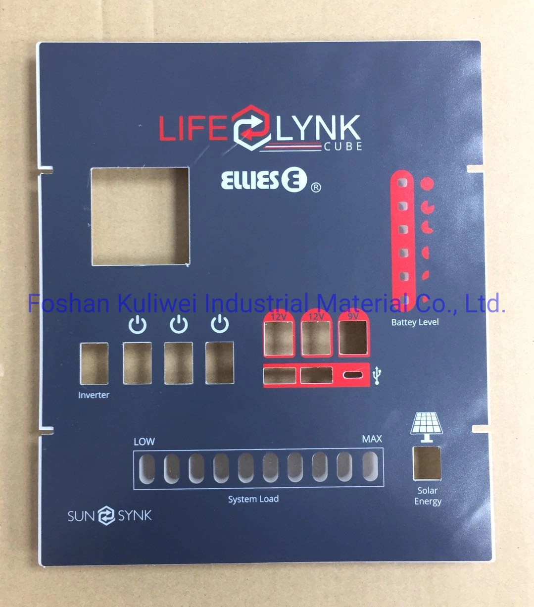 OEM Customized Keyboard Graphic Overlay Adhesive Label Nameplate Membrane Switch FPC Flexible Line Combination Aluminum Alloy Backplane Membrane Switch with LED