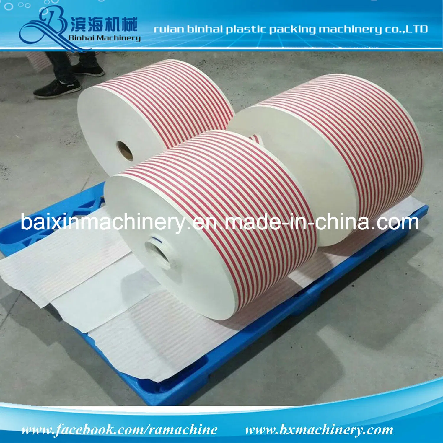 Laminator Material Rolling Label Flexo Printing Machine 4 Colors