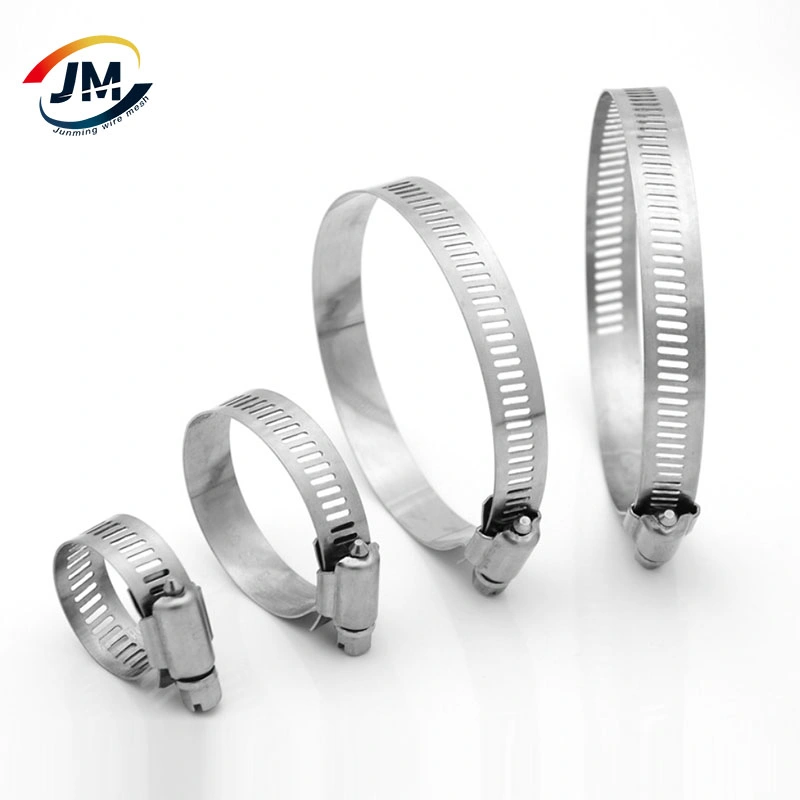 Adjustable 304 Stainless Steel American German Type Galvanized Spring Worm Drive Hose Clamps